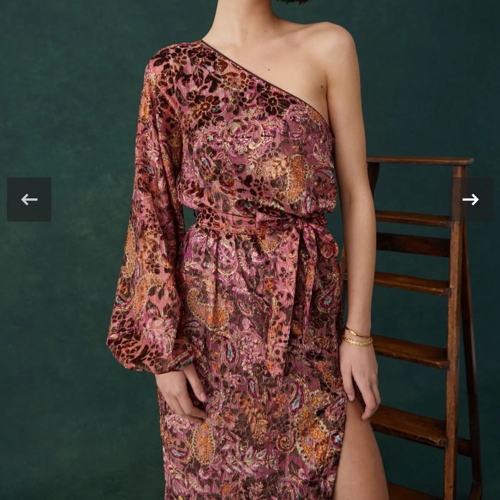 Hemant & Nandita Vera Long Dress size small - Picture 4 of 6